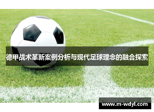 德甲战术革新案例分析与现代足球理念的融合探索