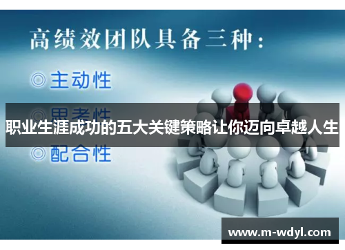 职业生涯成功的五大关键策略让你迈向卓越人生