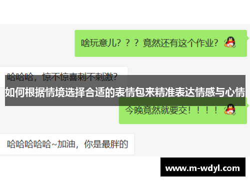 如何根据情境选择合适的表情包来精准表达情感与心情