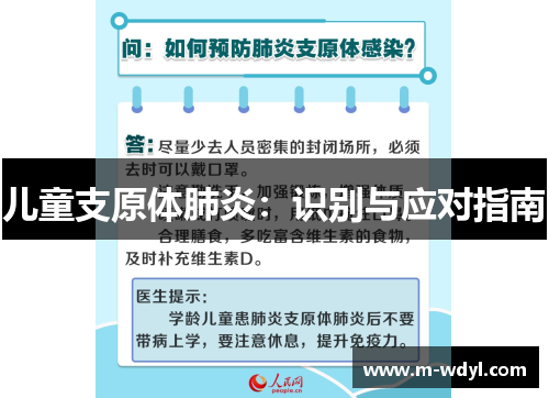 儿童支原体肺炎:识别与应对指南 儿童支原体肺炎:识别与应对指南