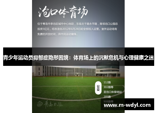 青少年运动员抑郁症隐形困境：体育场上的沉默危机与心理健康之迷