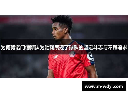 为何努诺门德斯认为胜利展现了球队的坚定斗志与不懈追求