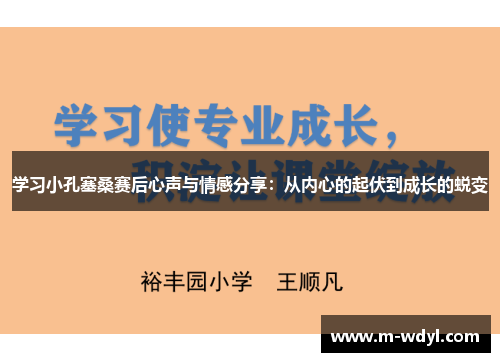 学习小孔塞桑赛后心声与情感分享：从内心的起伏到成长的蜕变